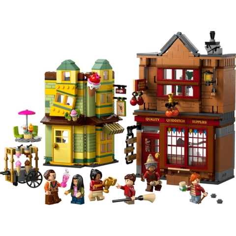 Bộ Mô Hình Lắp Ráp LEGO Cửa Hàng Quidditch & Tiệm Kem #76452
