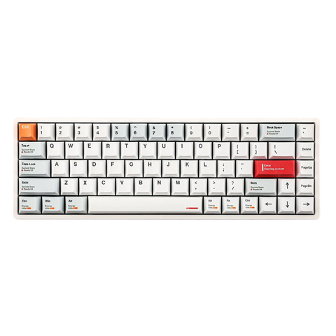 Bàn phím cơ gaming Everglide AE68 HE – White