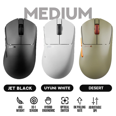 Chuột Gaming Không Dây Pulsar X3 Crazylight Medium