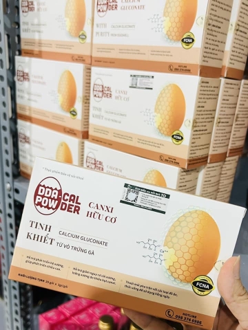 Canxi hữu cơ tinh khiết từ vỏ trứng gà