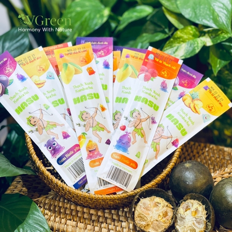 Hộp 1kg thạch xanh Kombucha