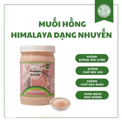 Muối hồng Himalya 500gr