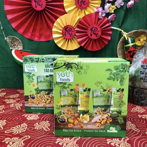 Đậu gà tảo biển Yuth Foods (hộp 300g/10 gói)