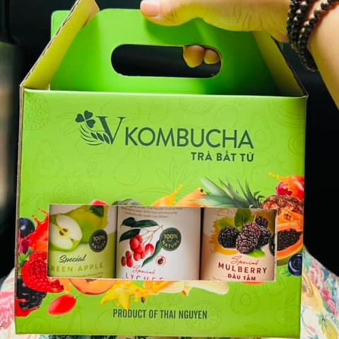 Pack 6 chai mix vị VKombucha