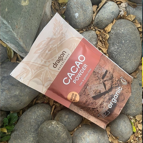 Bột cacao nguyên chất hữu cơ Dragon Superfoods 200g