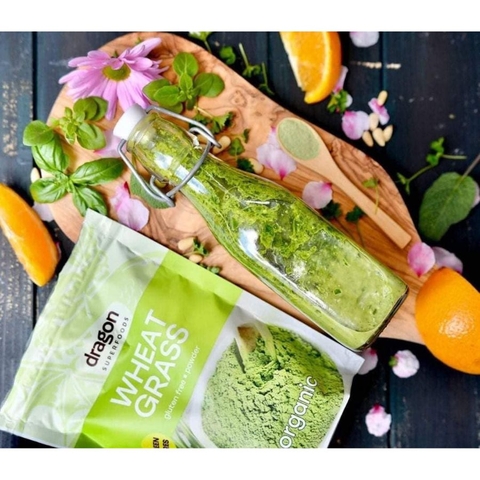 Bột Cỏ Lúa Mì Hữu CƠ 150gr Dragon Superfood