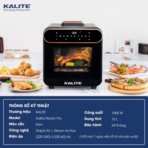 Nồi chiên hơi nước Kalite Steam Pro