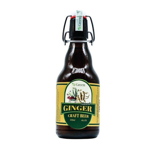 Bia gừng vàng Vgreen không độ