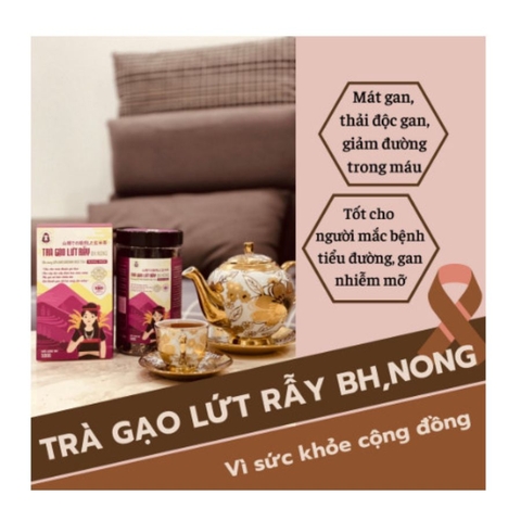 Trà gạo lứt đỗ đen rang mộc Bh.nong 500g