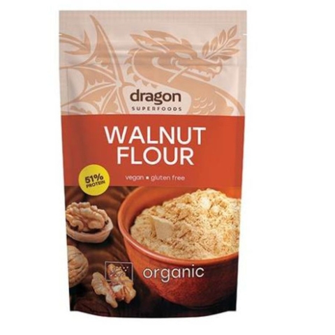 Bột óc chó protein hữu cơ Dragon Superfoods 200g