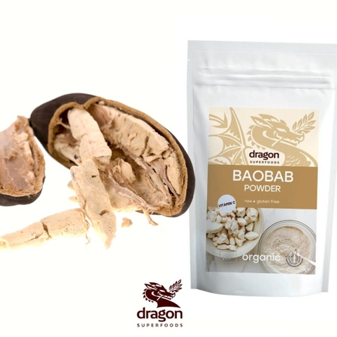 Bột Baobab Hữu Cơ 100gr Dragon Superfood
