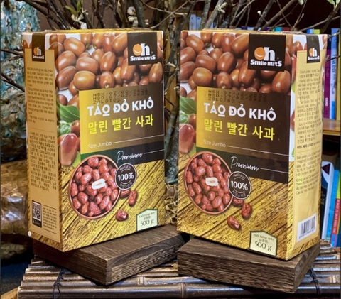 Táo đỏ khô size Jumbo 500gr