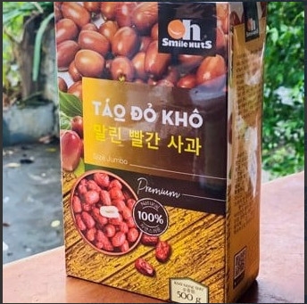 Táo đỏ khô size Jumbo 500gr