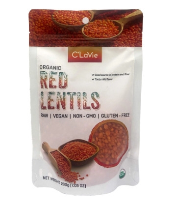 Đậu lăng đỏ hữu cơ 200gr - C'LaVie