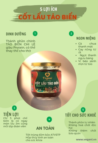 CỐT LẨU TẢO BIỂN VEGANI
