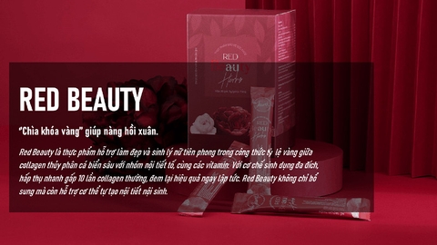 Red Beauty – Bột uống giúp cải thiện nội tiết tố nữ 30gói/hộp
