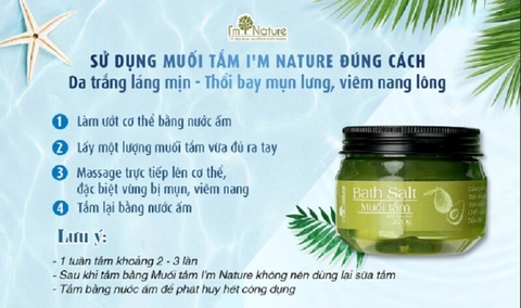 Muối tắm thảo mộc I’M NATURE