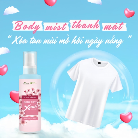 Body Mist Xanh Perfume 120ml - XANH HOMECARE