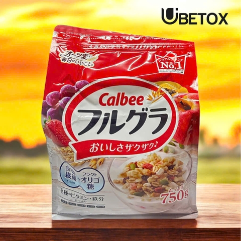 NGŨ CỐC CALBEE NHẬT BẢN ĂN LIỀN ĐỎ 750GR