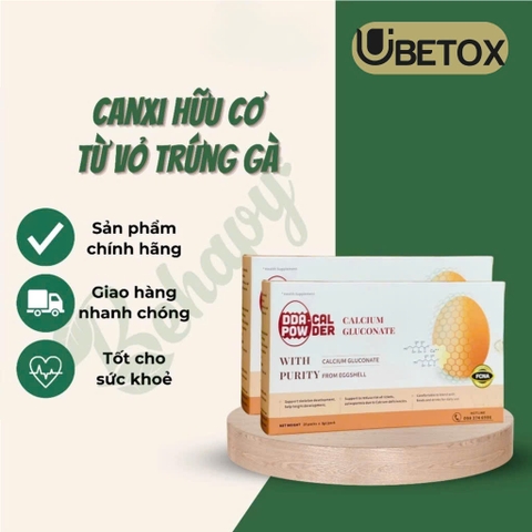 Canxi hữu cơ tinh khiết từ vỏ trứng gà