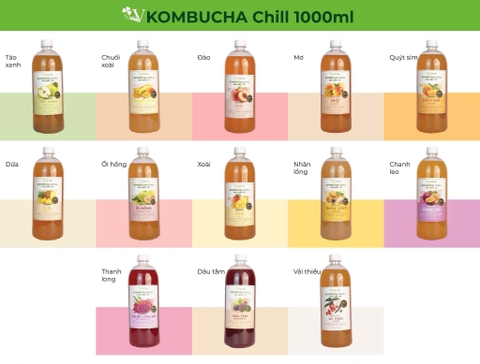 Trà Kombucha Chill Vgreen 1000ml