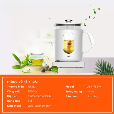 Ấm siêu tốc UNIE UEK1782W
