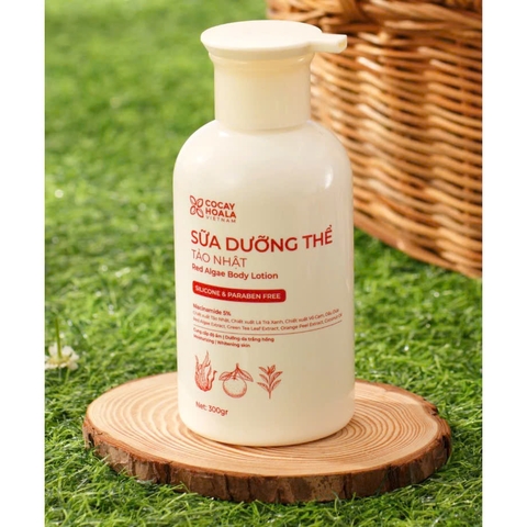 Combo Sữa Tắm, Sữa Dưỡng Thể Hương Nước Hoa Tảo Nhật - Cỏ Cây Hoa Lá Giúp Dưỡng Trắng Da 300gr