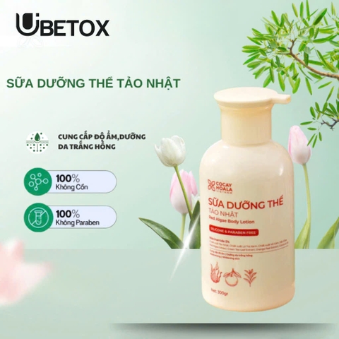 Combo Sữa Tắm, Sữa Dưỡng Thể Hương Nước Hoa Tảo Nhật - Cỏ Cây Hoa Lá Giúp Dưỡng Trắng Da 300gr