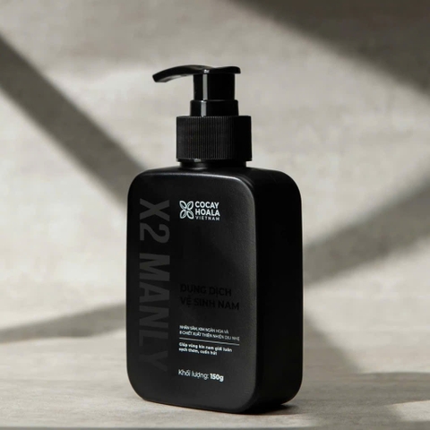 Combo X2 Manly, Sữa tắm gội hương nước hoa nam tính 320g và Gel vệ sinh nam 150g -  Cỏ Cây Hoa Lá