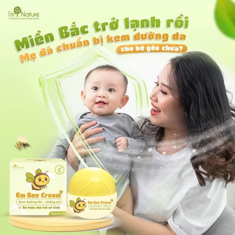Kem dưỡng ẩm chống nẻ Em Bee Cream - I'm Nature