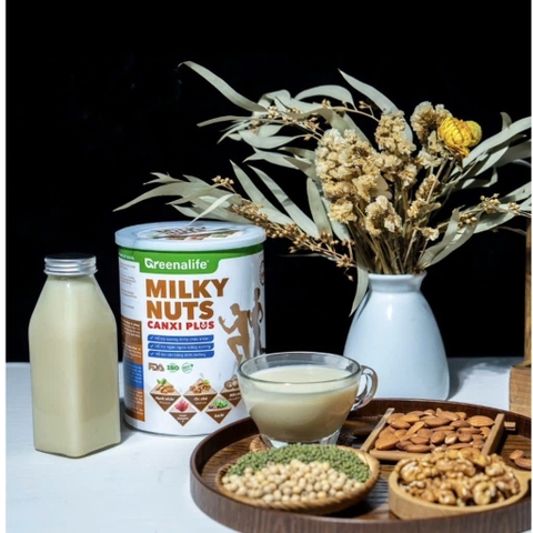 Milky Nuts Canxi Plus (Lon 800 gram) - Greenalife