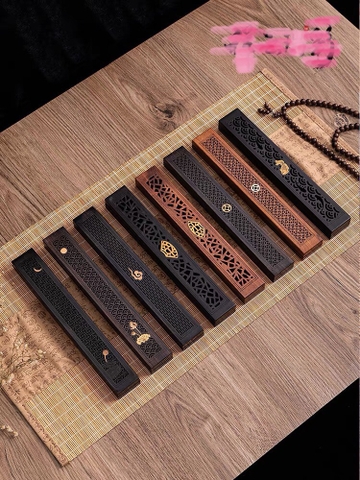 Lư trầm tăm bằng gỗ 