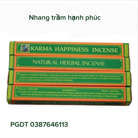 NHANG TRẦM HẠNH PHÚC KARMA HAPPINESS