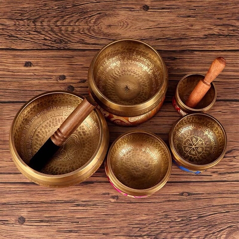 Chuông xoay tỉnh thức - Nepal Singing Bowl (mẫu Omani 2 )