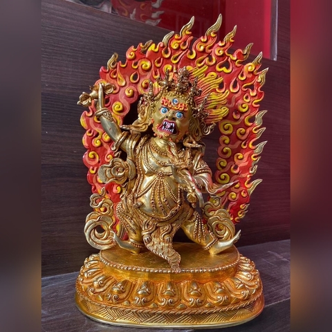 Tượng Đồng Nepal Kim Cương Thủ 32cm