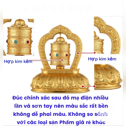 Kinh Luân Để Oto cao cấp (kiểu hào quang vàng)