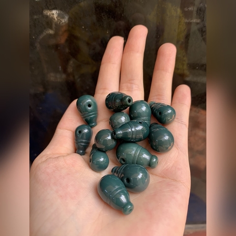 MẪU CHÂU ĐÁ MÃ NÃO XANH XÂU CHUỖI TRÀNG