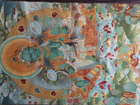 Thangka - Green Tara