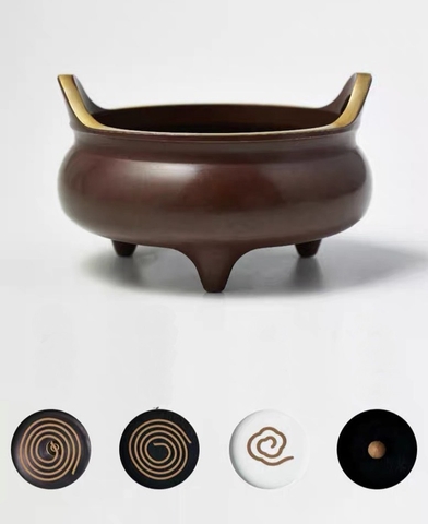 Bát hương đồng cỡ trung (Lư hương , lư trầm) 
