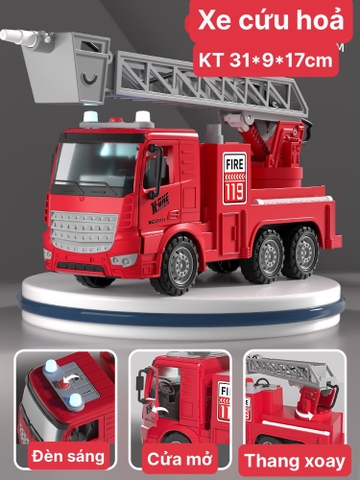 xe cứu hỏa phun nước 2023 xe ô tô cứu hỏa phun nước thật