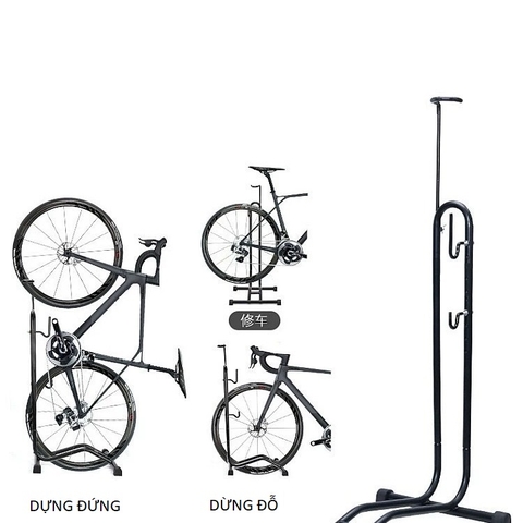 Giá dựng 3 in 1 giá dừng đỗ xe đa năng giá dựng xe đạp