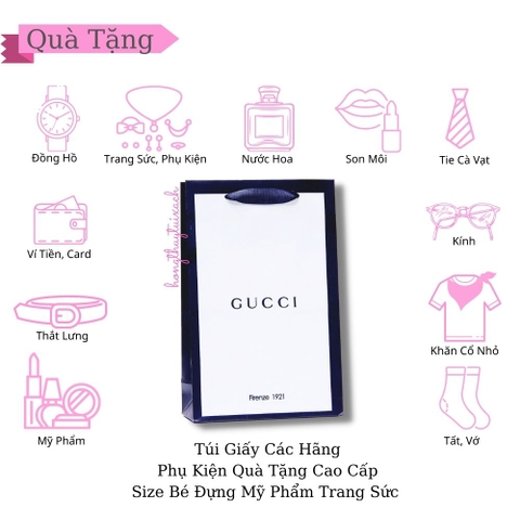 Túi Giấy G  Trắng Size Nhỏ 19cm