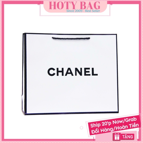 Túi Giấy X Trắng Size Trung 32cm
