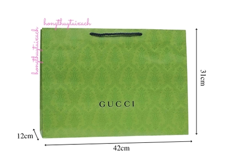 Túi Giấy G  Xanh Lá VIP Size Lớn 42cm