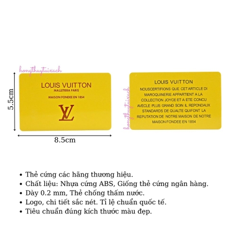 Thẻ Lv Card Lv