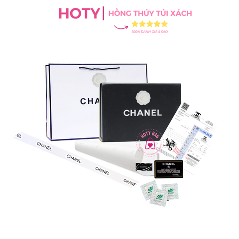 Combo Hộp X Đen Túi Trắng Hoa 38cm
