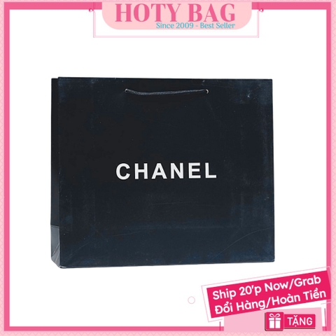Túi Giấy X Đen Size Trung 32cm