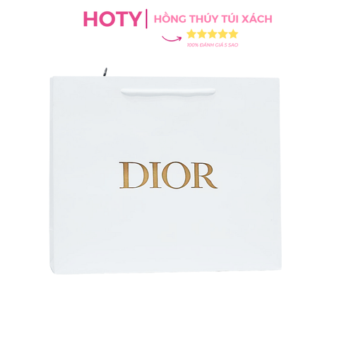 Túi Giấy Dior Trắng Size Trung 32cm