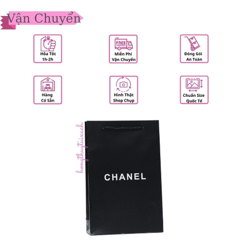 Túi Giấy X Đen Size Nhỏ 19cm