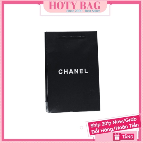 Túi Giấy X Đen Size Nhỏ 19cm